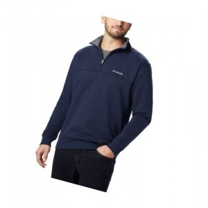 Pánské Pulovr Columbia Hart Mountain II Half Zip Big Tmavě Šedé | UNIP-02193