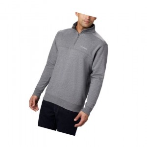 Pánské Pulovr Columbia Hart Mountain II Half Zip Big Šedé | DURH-35124