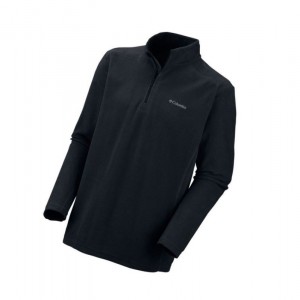 Pánské Pulovr Columbia Klamath Range II Half Zip Fleece Tall Černé | KQPZ-02853