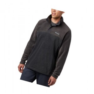 Pánské Pulovr Columbia Steens Mountain Half Snap Fleece Big Šedé | VSLJ-51032