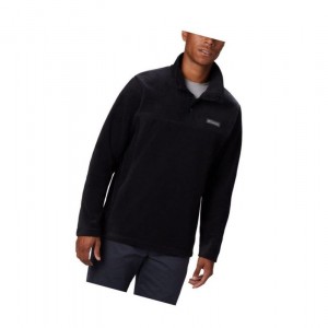 Pánské Pulovr Columbia Steens Mountain Half Snap Fleece Černé | UTBZ-82640