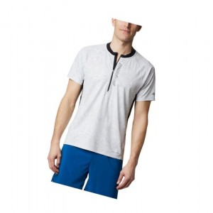 Pánské Tričko Columbia FKT Short Sleeve Top Bílé | QRBG-08459