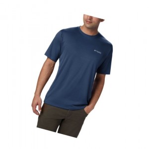 Pánské Tričko Columbia PFG Zero Rules Short Sleeve Tmavě Šedé | HMXD-71263