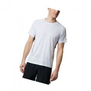 Pánské Tričko Columbia Titan Ultra II Short Sleeve Bílé | GOLM-18092