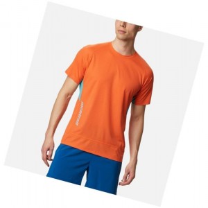 Pánské Tričko Columbia Titan Ultra II Short Sleeve Hnědé Oranžové Tyrkysové | XBEH-27831