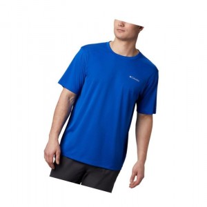 Pánské Tričko Columbia Zero Rules Short Sleeve Tmavě Blankyt | XZLP-68052