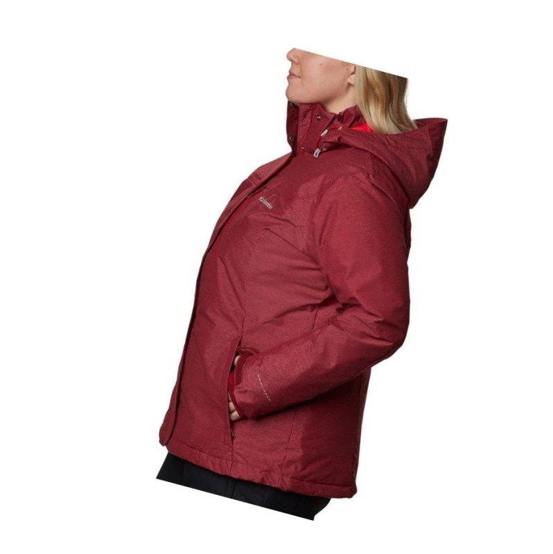 Dámské Bundy Columbia Alpine Action Omni-Heat Plus Size Červené | JPTR-50693