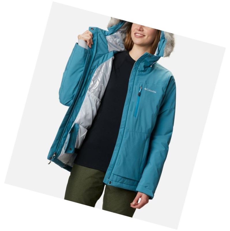 Dámské Bundy Columbia Ava Alpine Insulated Blankyt | UGVE-18420