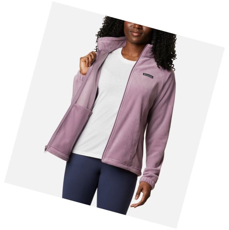 Dámské Bundy Columbia Benton Springs Full Zip Fleece Petite Fialové | VLOR-50269