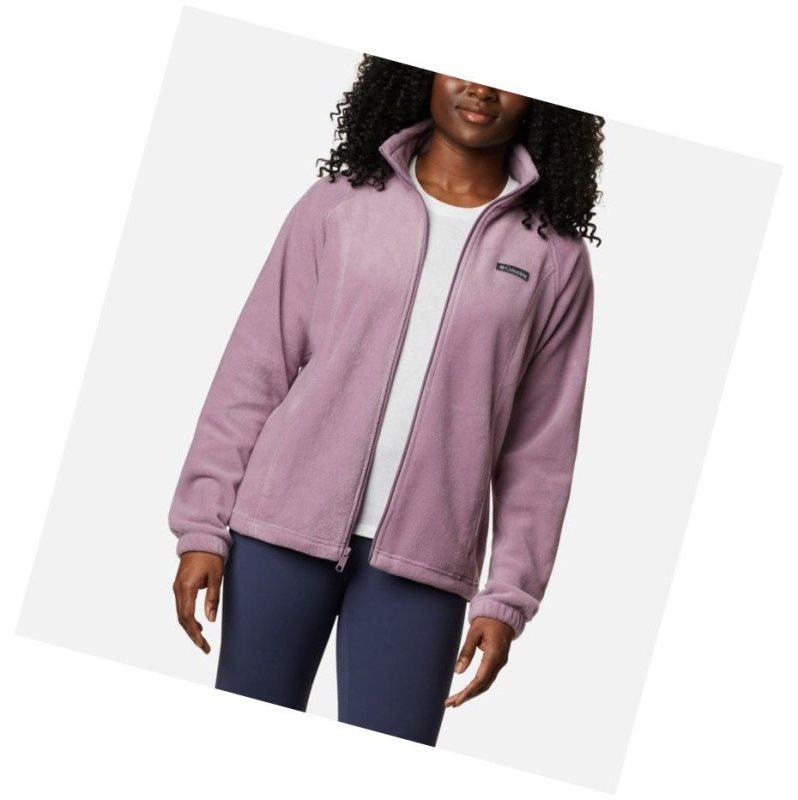 Dámské Bundy Columbia Benton Springs Full Zip Fleece Petite Fialové | VLOR-50269