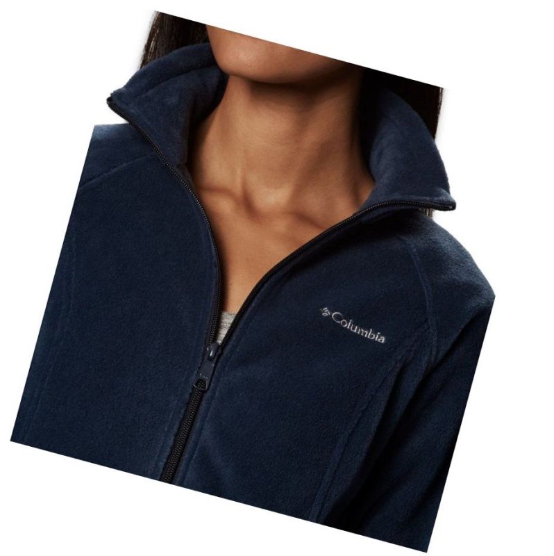 Dámské Bundy Columbia Benton Springs Full Zip Fleece Petite Tmavě Blankyt | RVIE-38207