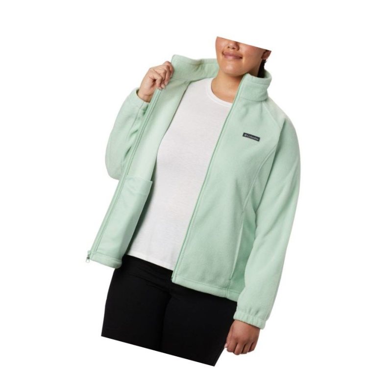 Dámské Bundy Columbia Benton Springs Full Zip Plus Size Mátově Zelená | OWSY-35246