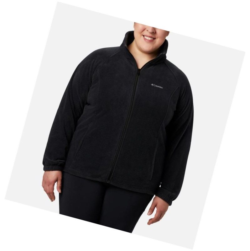 Dámské Bundy Columbia Benton Springs Full Zip Plus Size Černé | XVYB-64319