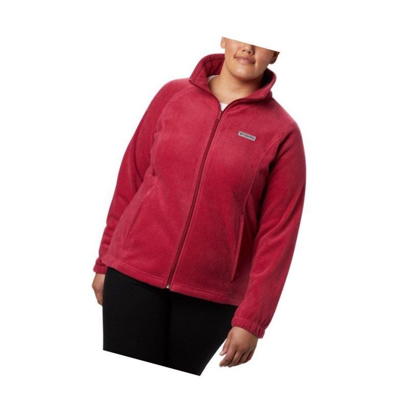 Dámské Bundy Columbia Benton Springs Full Zip Plus Size Červené Fialové | CXVI-85130