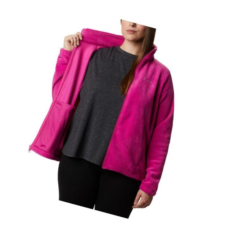 Dámské Bundy Columbia Benton Springs Full Zip Plus Size Fuchsie | BYPS-02973