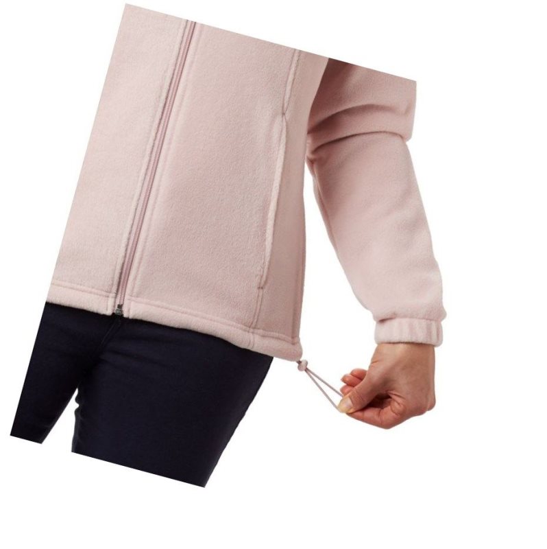 Dámské Bundy Columbia Benton Springs Full Zip Fleece Petite Růžové | ABPI-91230