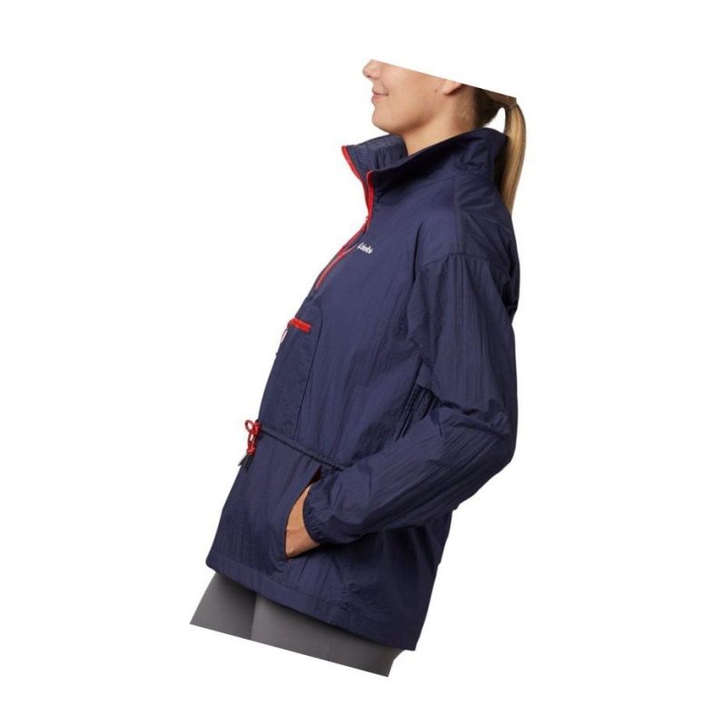 Dámské Bundy Columbia Berg Lake Anorak Tmavě Blankyt | NAJE-35987