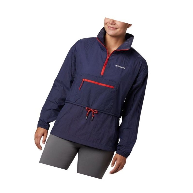 Dámské Bundy Columbia Berg Lake Anorak Tmavě Blankyt | NAJE-35987