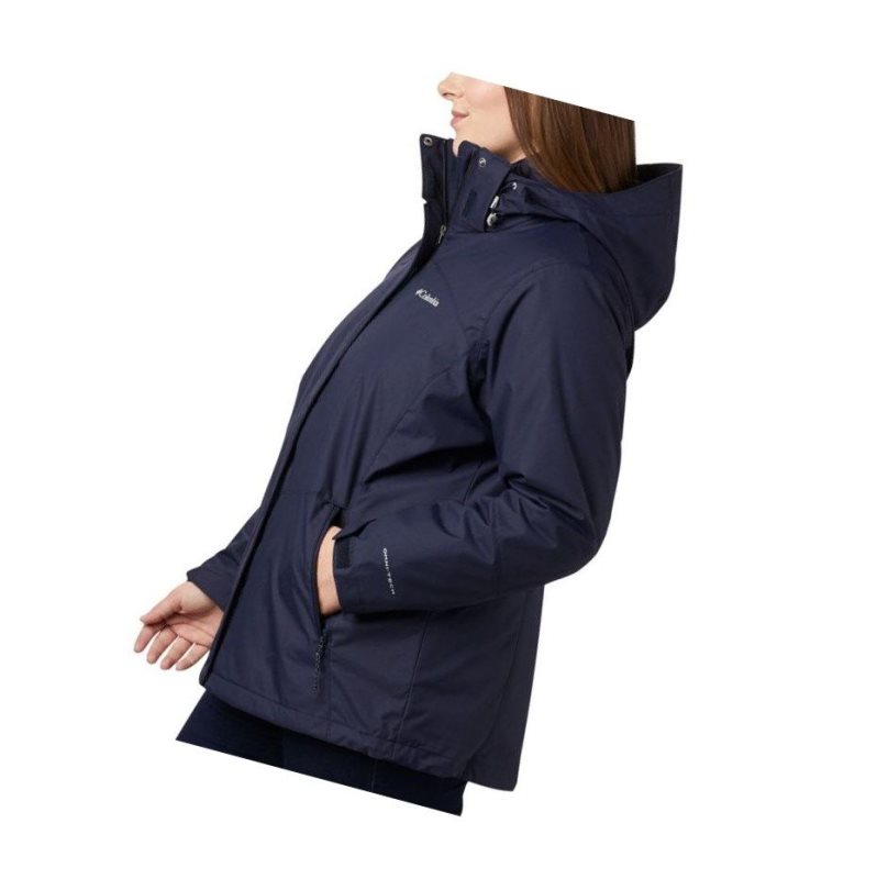 Dámské Bundy Columbia Bugaboo II Fleece Interchange Plus Size Tmavě Blankyt | EYJX-65472