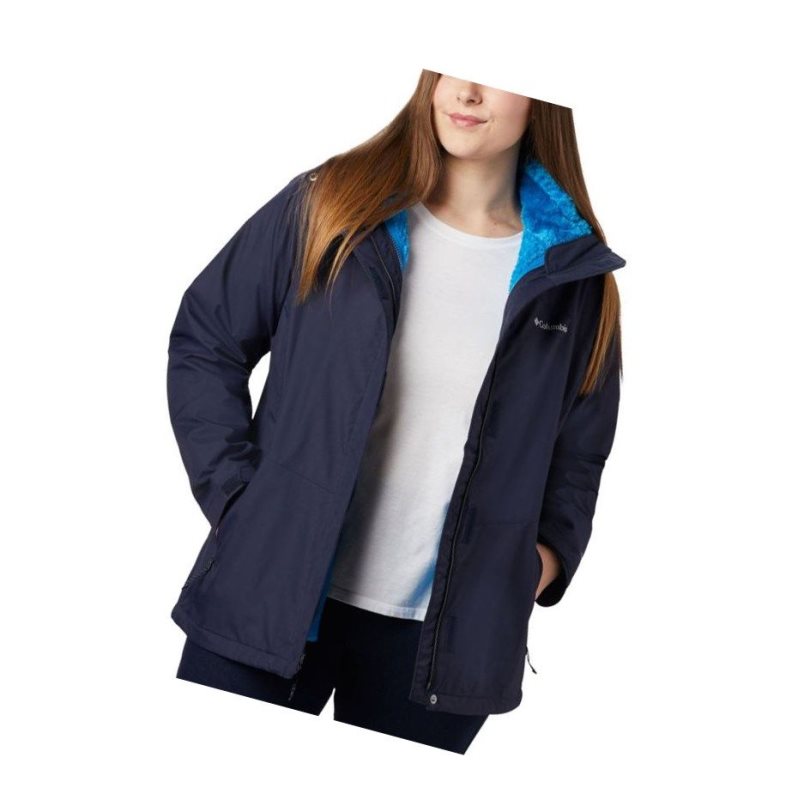 Dámské Bundy Columbia Bugaboo II Fleece Interchange Plus Size Tmavě Blankyt | EYJX-65472