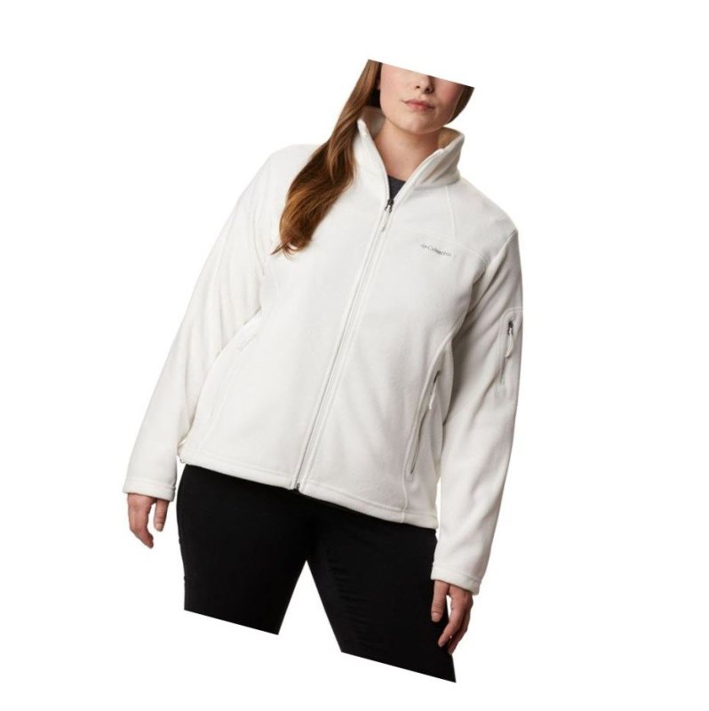 Dámské Bundy Columbia Fast Trek II Plus Size Krém | WDFX-24769