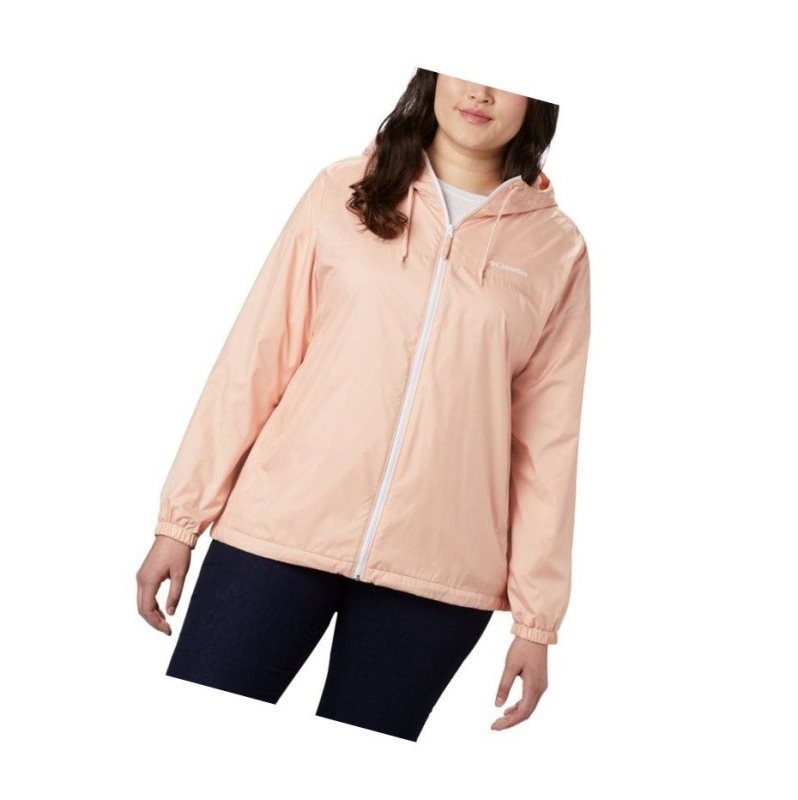 Dámské Bundy Columbia Flash Forward Lined Windbreaker Plus Size Růžové | YOSI-57834