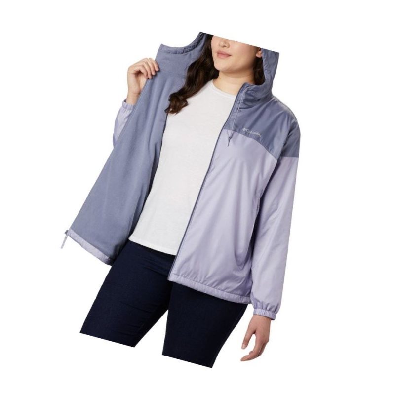 Dámské Bundy Columbia Flash Forward Lined Windbreaker Plus Size Fialové | EJMG-26395