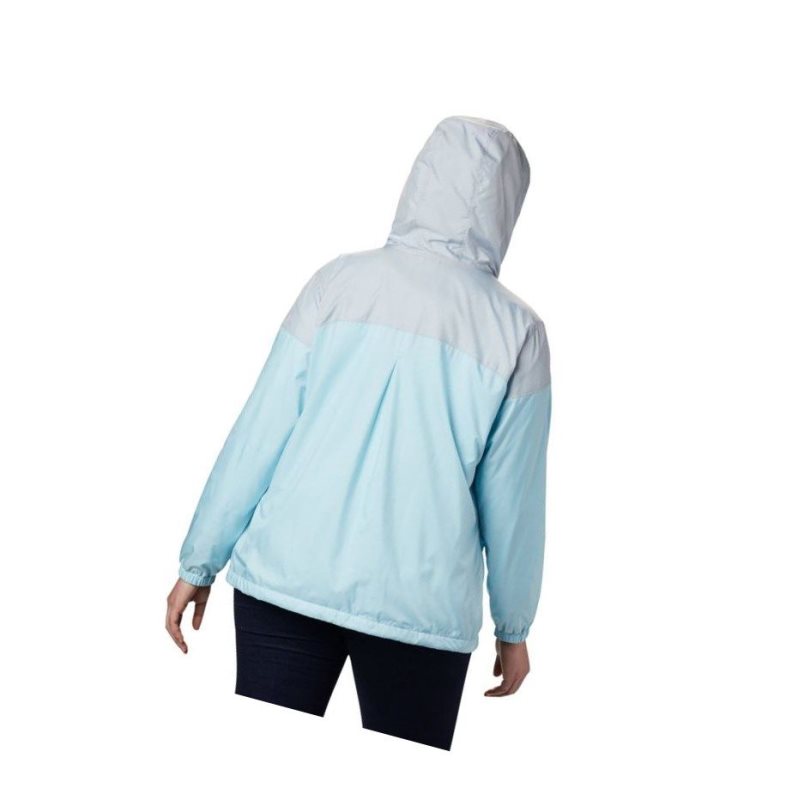 Dámské Bundy Columbia Flash Forward Lined Windbreaker Plus Size Blankyt Šedé | BMDE-02794