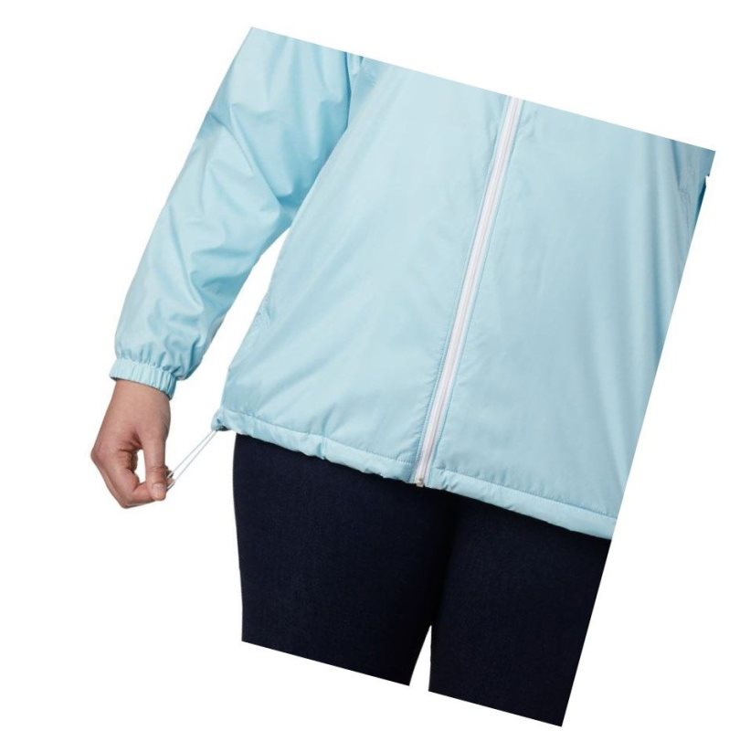 Dámské Bundy Columbia Flash Forward Lined Windbreaker Plus Size Blankyt Šedé | BMDE-02794