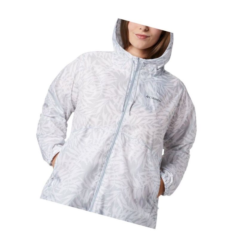 Dámské Bundy Columbia Flash Forward Printed Windbreaker Plus Size Šedé | DBUP-29380