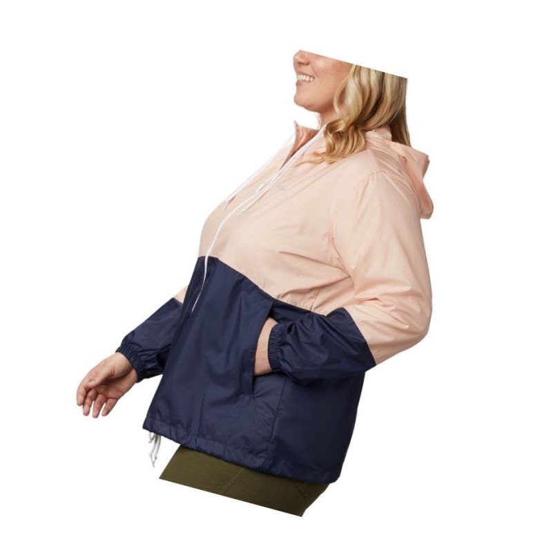 Dámské Bundy Columbia Flash Forward Windbreaker Plus Size Tmavě Blankyt | TEDP-58912