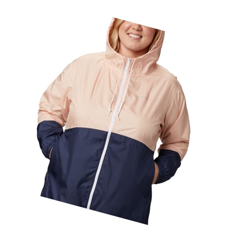 Dámské Bundy Columbia Flash Forward Windbreaker Plus Size Tmavě Blankyt | TEDP-58912