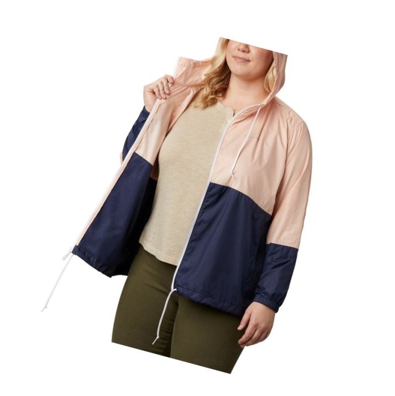 Dámské Bundy Columbia Flash Forward Windbreaker Plus Size Tmavě Blankyt | TEDP-58912