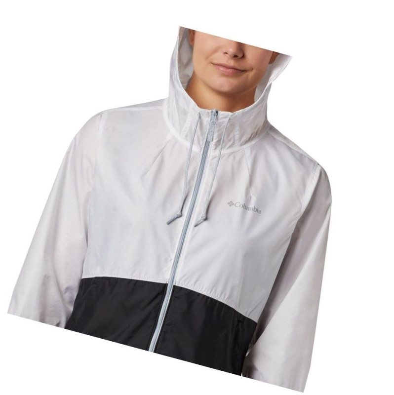 Dámské Bundy Columbia Flash Forward Windbreaker Bílé Černé | FVES-64157