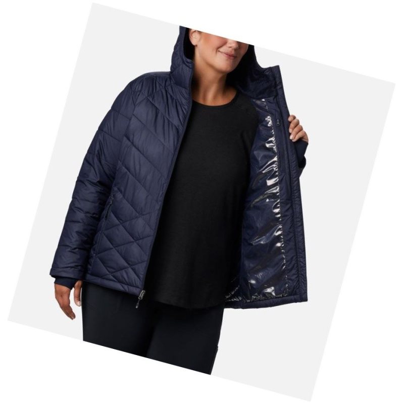 Dámské Bundy Columbia Heavenly Hooded Plus Size Tmavě Blankyt | UJDL-74069