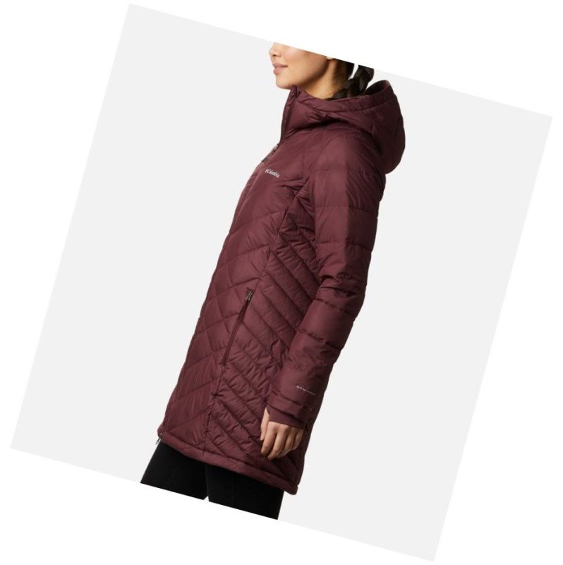 Dámské Bundy Columbia Heavenly Long Hooded Vínové | SKZV-39842