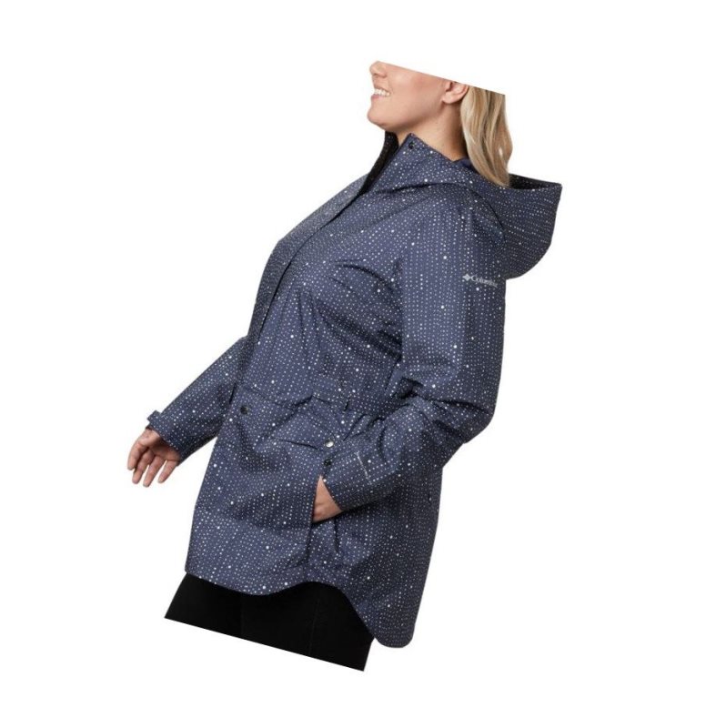 Dámské Bundy Columbia Here And There Trench Plus Size Tmavě Blankyt | IOLF-95673