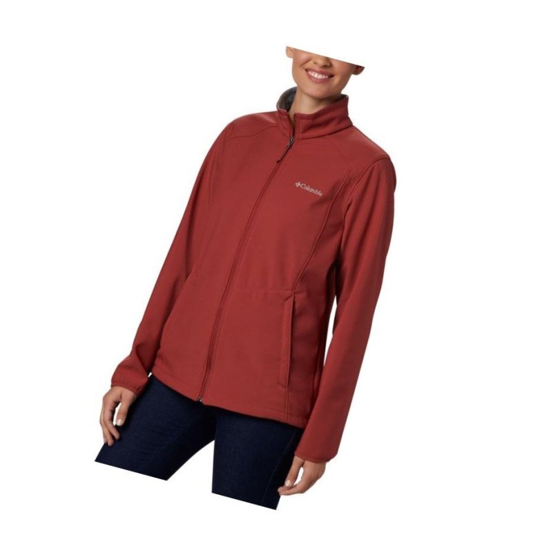 Dámské Bundy Columbia Kruser Ridge II Softshell Červené | QOBL-56234