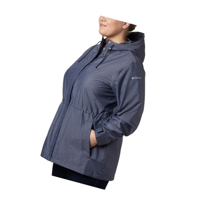 Dámské Bundy Columbia Norwalk Mountain Plus Size Tmavě Blankyt | NFXZ-75082