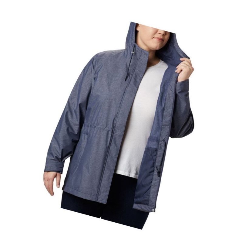 Dámské Bundy Columbia Norwalk Mountain Plus Size Tmavě Blankyt | NFXZ-75082