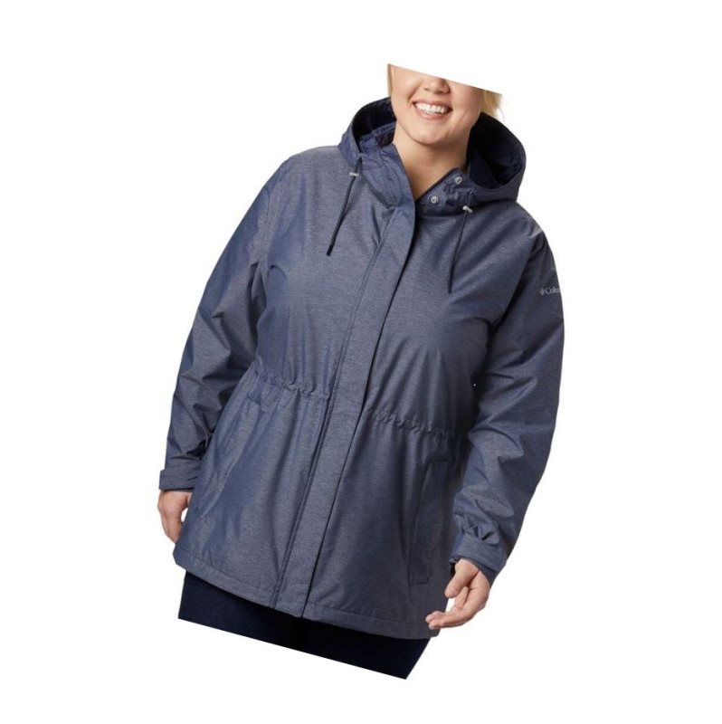 Dámské Bundy Columbia Norwalk Mountain Plus Size Tmavě Blankyt | NFXZ-75082