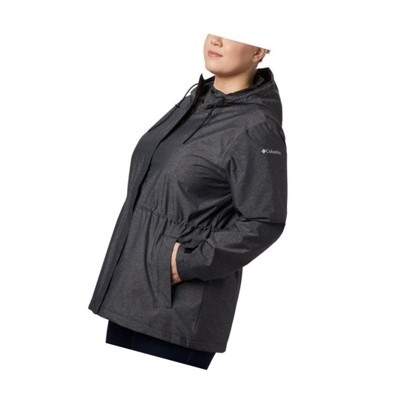 Dámské Bundy Columbia Norwalk Mountain Plus Size Černé | WEVY-12653