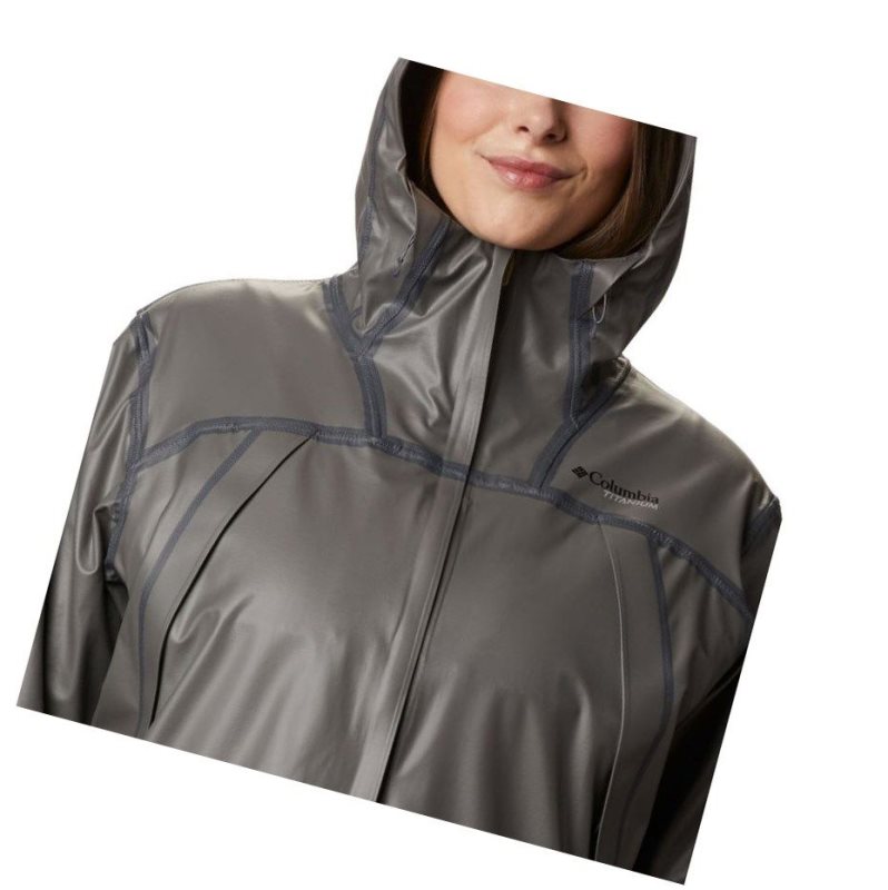 Dámské Bundy Columbia OutDry Ex Eco Shell Plus Size Šedé | ZGWX-70452