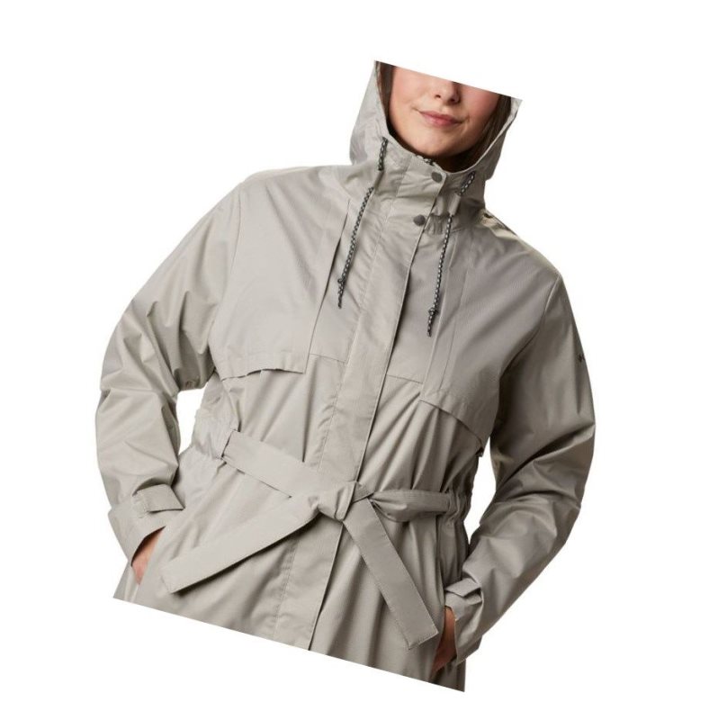 Dámské Bundy Columbia Pardon My Trench Rain Plus Size Šedé | IFTR-39781