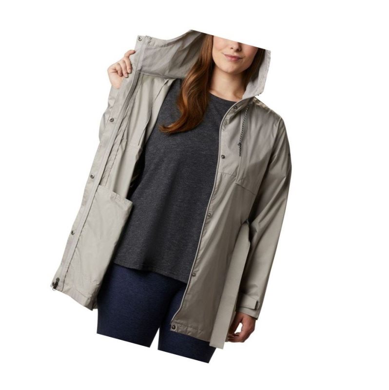 Dámské Bundy Columbia Pardon My Trench Rain Plus Size Šedé | IFTR-39781