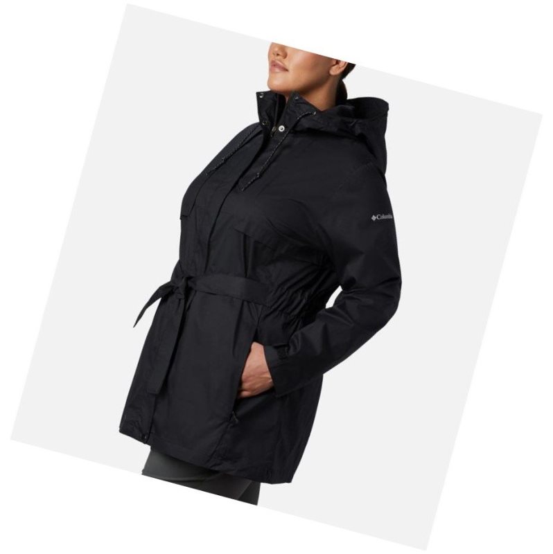 Dámské Bundy Columbia Pardon My Trench Rain Plus Size Černé | DCHV-63524