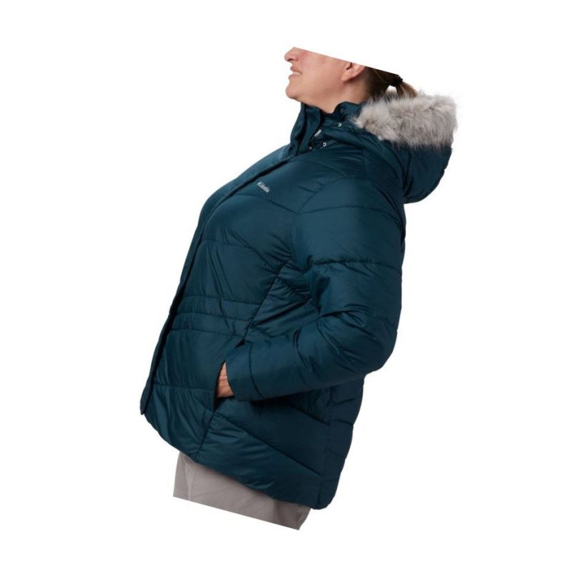 Dámské Bundy Columbia Peak to Park Insulated Plus Size Blankyt | RJCB-10293