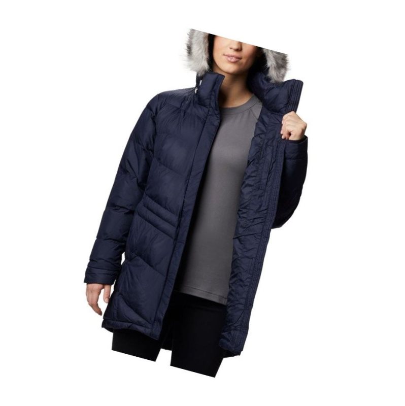 Dámské Bundy Columbia Peak to Park Mid Insulated Tmavě Blankyt | LYTW-82153