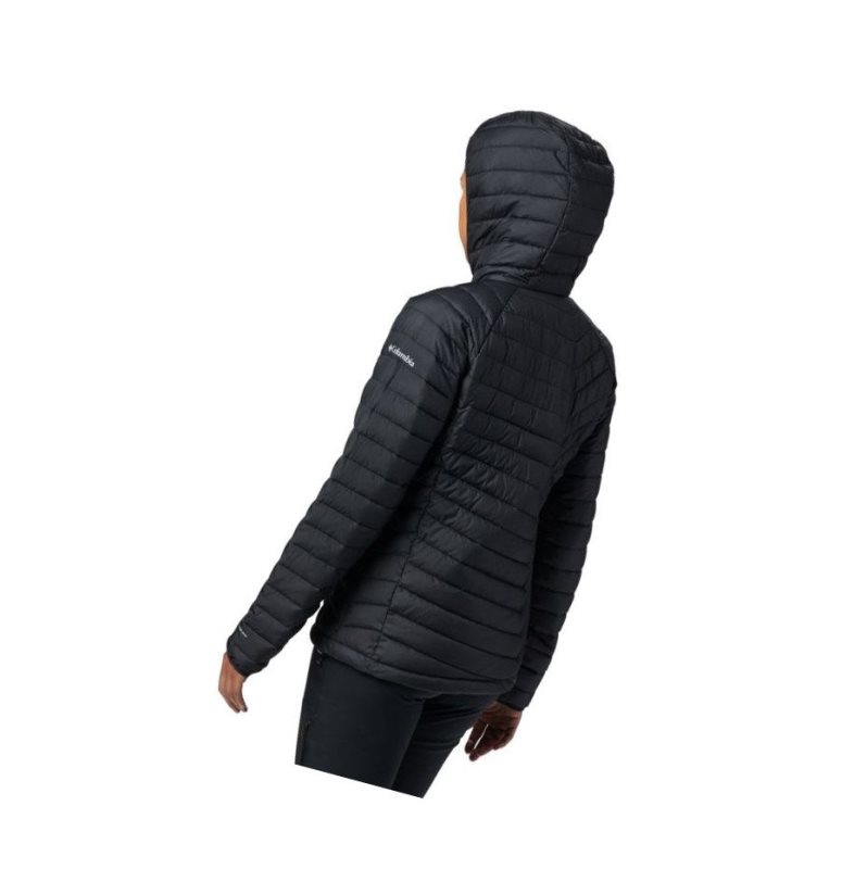 Dámské Bundy Columbia Powder Lite Hooded Černé | SHKL-29615