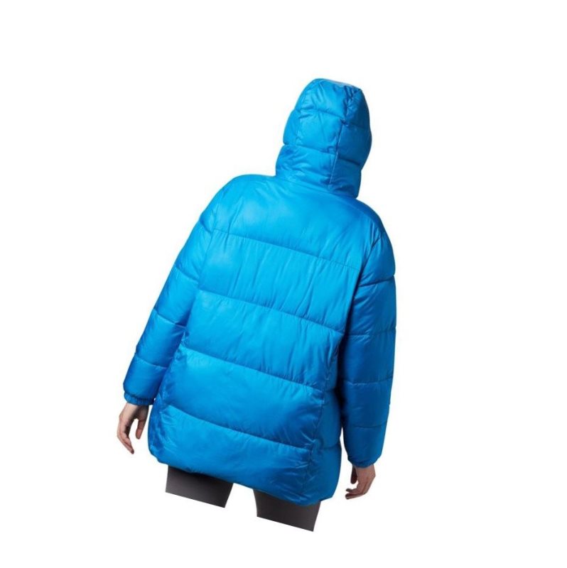 Dámské Bundy Columbia Puffect Mid Hooded Blankyt | SRHK-76320